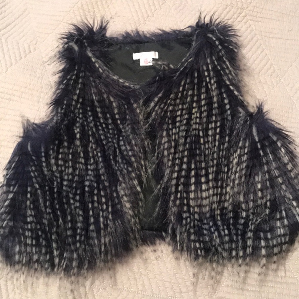 Half length fur vest
